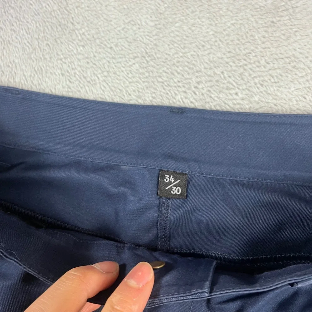 Public Rec All Day Every Day 5-Pocket Pants Mens 34x30 Navy Blue Technical Chino
